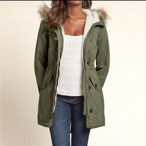 Hollister Sherpa-lined Utility Parka